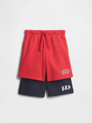 Produktbild von GAP Shorts für Kinder, 2er Pack, Größe 2 Jahre, mit warmem Fleece-Futter