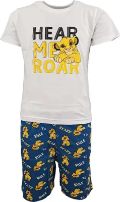 Produktbild von Disney König der Löwen Simba Kinder Pyjama Schlafanzug – Weiß / 98