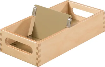 Produktbild von HAN Holz Karteitrog A7 quer für 500 900 Karten unbestückt