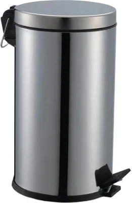 Produktbild von Aqua Blue Treteimer Mülleimer 5L Chrom