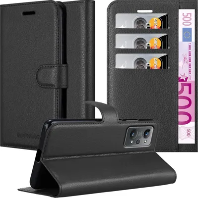 Produktbild von Cadorabo Hülle für Realme GT 2 / GT Neo 2 Schutz Hülle in Schwarz Handyhülle Etui Case Cover Magnetverschluss