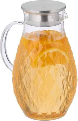 Immagine prodotto di Caraffa in vetro con coperchio 2 l
