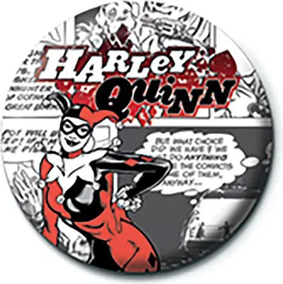 Obrázek produktu pro DC Comics – Harley Quinn – odznak s knoflíkem