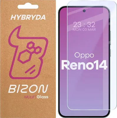 Produktbild von Flexibles Hybridglas für Oppo Reno 14, Bizon Glass Mule