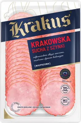 Produktbild von Krakus Kiełbasa Krakowska Sucha 80 G