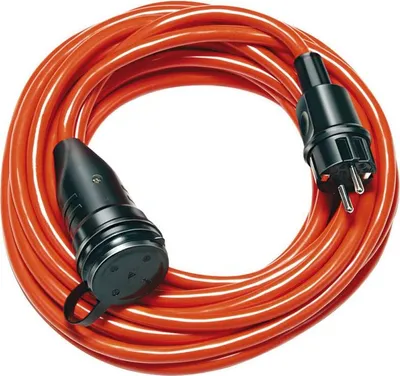Produktbild von Brennenstuhl 1161640, 20 m, Draußen, IP44, Orange, 1 AC-Ausgänge, 260 mm