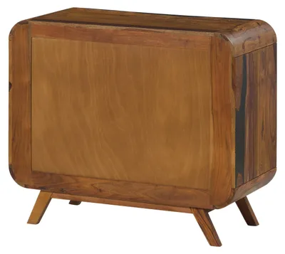 Produktbild von MASSIVMOEBEL24 Kommode Sheesham 90x40x75 dunkelbraun lackiert MAILAND #203