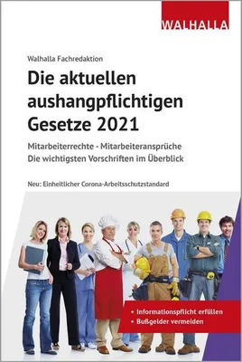 Produktbild von Die aktuellen aushangpflichtigen Gesetze 2021