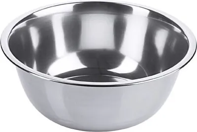 Produktbild von Schüssel, Küchenschüssel, gebördeter Rand, Edelstahl, 0,5-10 Liter wählbar : 18 cm Variante: 18 cm