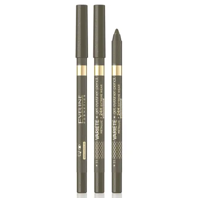 Produktbild von Eveline Cosmetics Variete Wodoodporna żelowa kredka do oczu 11 Khaki