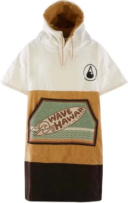 Produktbild von Poncho Wave Hawaii Baumwolle Velours Poncho Campeche S-M WH4050 Mehrfarbig 95 x 70 cm