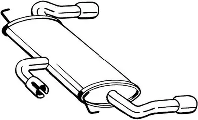 Produktbild von BOSAL 154-507 Endschalldämpfer für FORD Kuga Mk2 (DM2) Auspuff