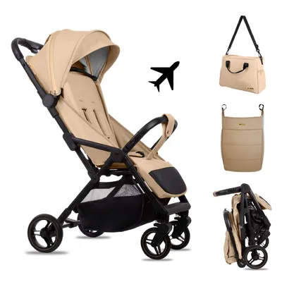 Zdjęcie produktu dla Babylux Wózek Spacerowy Dziecięcy GIAU – Wózek Podróżny z Funkcją Leżenia, Kompaktowy, Lekki, Teleskopowa Rączka, Składany, Torba, Akcesoria