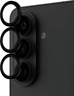 Produktbild von PanzerGlass Hoops  Samsung Galaxy S26 Gehärtetes Glas Kameralinsen Schutz - Hüllenfreundlich - Schwarz