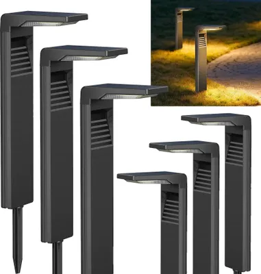 Immagine prodotto di Luci solari da giardino, bianco caldo, impermeabile IP64, 6cps