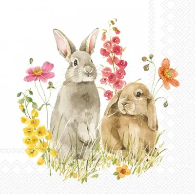 Produktbild von Serviette "Freunde im Frühling", 20 Stück