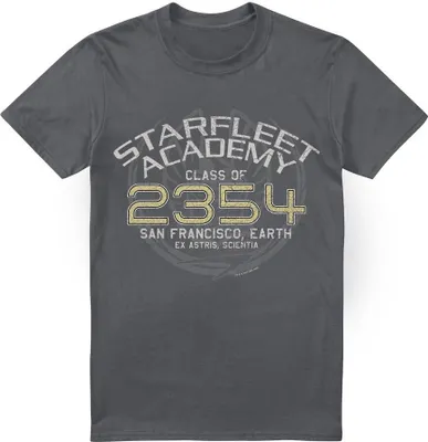 Image de Star Trek - T-shirt "Graduation" pour homme TV5915 (4XL) (Charbon de bois)