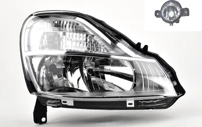 Produktbild von Scheinwerfer passend für Renault Modus FP JP 01/2008- H7 H1 Re. + Nebel. 7701069732 8200002470 2615089925 26150AU325 B4A508990A 2615000 Johns