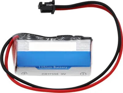 Image de CELLONIC 1x Batterie pour Batterie spéciale Compatible avec Sanyo CR17335SE-R, Compatible avec Mitsubishi Q02CPU, Q02HCPU, Q6BAT - (1800mAh, 3V)