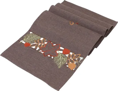 Produktbild von Tischläufer "Herbstlaub", braun