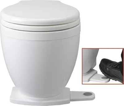 Immagine prodotto di WC elettrico Jabsco Lite Flush 24V con comando a pedale