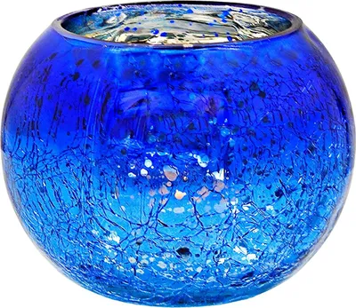 Image de Bougeoir Multipurpose Glass Tealight Candle Holder Decoration Electroplated Gradient Colorful Candlestick Holder