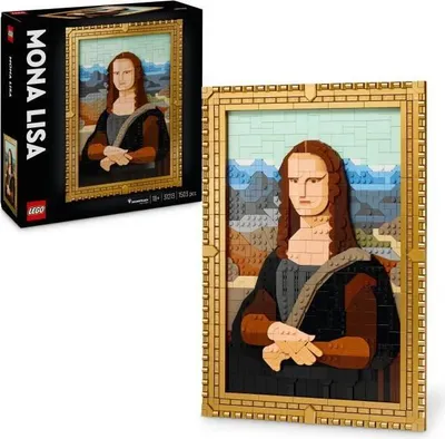 Produktbild von LEGO Art 31213 La Joconde, Leonardo da Vinci Gemälde Bauset, Mona Lisa Wanddeko, 1503 Teile