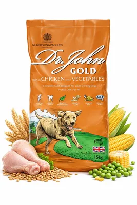 Produktbild von Dr. John Gold Trockenfutter für Hunde, 15 kg