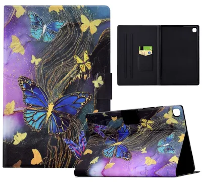 Produktbild von Für Samsung Galaxy Tab S6 Lite 2020 / 2022 / 2024 Kunstleder Tablet Tasche Hülle Case Etuis Motiv 6