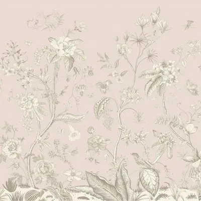 Produktbild von Sanders & Sanders Tapete Waldtiere Beige, Grün und Braun