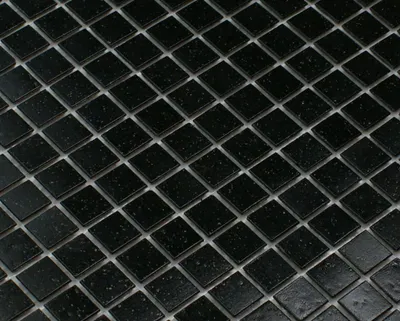 Immagine prodotto di Mosaico di vetro nero per piscine. Ozaika per bagni, cucine e piscine. Mosaico nero universale.