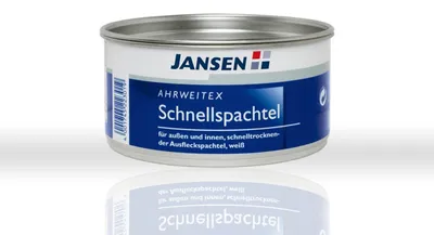 Produktbild von Jansen Ahrweitex Schnellspachtel für innen und aussen weiß 250g