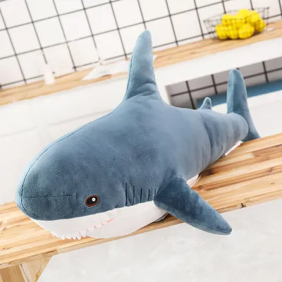 Produktbild von Plüschtier Hai, weich, großes Stofftier, Kindergeschenke，100CM（Blau）