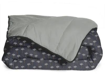 Image de Bleu Calin Couette Imprimée Oasis - Chaude 350g/m2 - 240x260cm