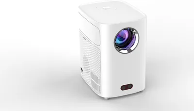 Produktbild von Strong - Mini projektor wideo WiFi Bluetooth Q1- Kompatybilny z rozdzielczością HD 720p Full HD 1080p - 180 ANSI Lumen - Odległość projekcji 0,85 do 2,9 m - Złącze HDMI/USB/AV + Głośnik - Szary