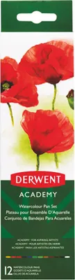 Immagine prodotto di Derwent - Colori ad acquerello Derwent 12 colori in assortimento | 1 pezzo