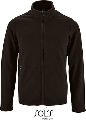Immagine prodotto di SOLs 02093 | Giacca in pile normale da uomo - Colore: Nero - Taglia: 4XL