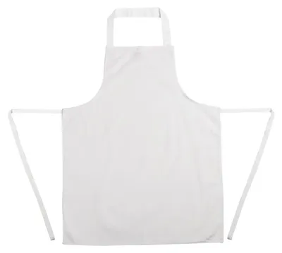 Produktbild von Whites Latzschürze weiß - 5 Schürzen - 710(B) x 960(L)mm