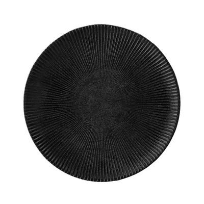 Produktbild von Bloomingville - Schwarze "Neri" Keramikplatte 23 cm