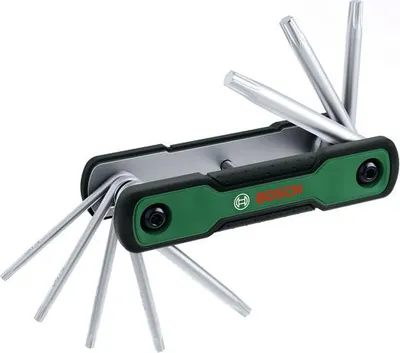 Image de Outils à main Jeu de clés Torx pliables 8 en 1