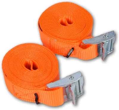 Obrázek produktu pro Popruh s aretační sponou, délka 3,5 metru, šířka 25 mm, sada 2 kusů, určený pro přepravu