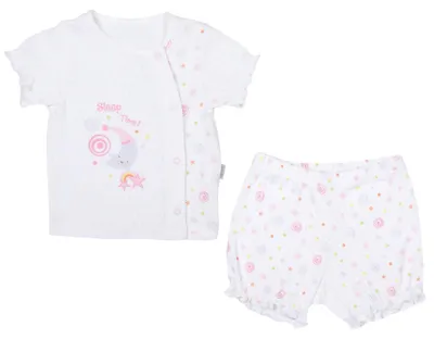 Produktbild von Baby-T-Shirt Short Baumwolle Dreams - 9-12M - 74 CM - Rose | by Kitikate