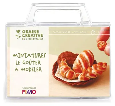 Image de Kit FIMO miniatures - le goûter miniature à modeler