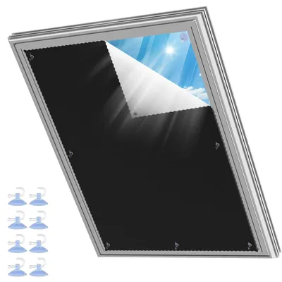 Dakraam-Rollgardine verdunkelnd, 76x78 cm, VELUX-kompatibel