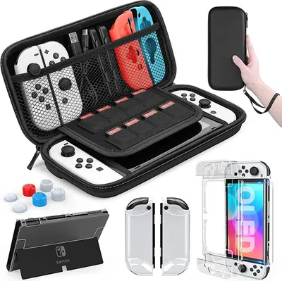 Produktbild von INF Nintendo Switch OLED Etui mit Zubehör