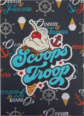 Produktbild von Notatnik Scoops Ahoy z serii Stranger Things - A5, miękka okładka, 120 stron