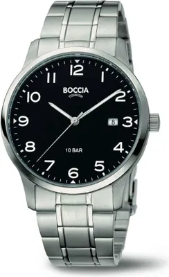 Produktbild von Boccia Titanium 3621-01 Uhr Herrenuhr Titan Datum silber