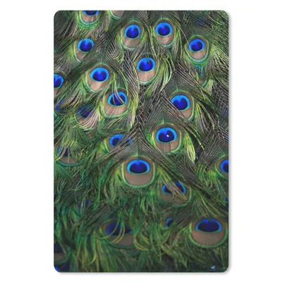 Produktbild von MuchoWow® Mauspad Mousepad Nahaufnahme von Pfauenfedern 40x60 cm - Mousepads - Maus Mat - Pad - Mausunterlage - Schreibtisch Accesoire