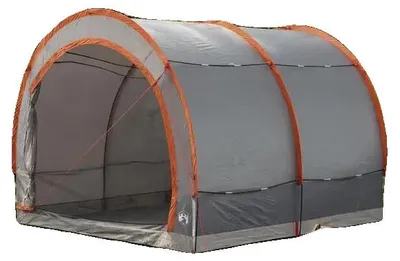 Image de Tente de camping, intérieur spacieux, accès par deux portes, couleur grise