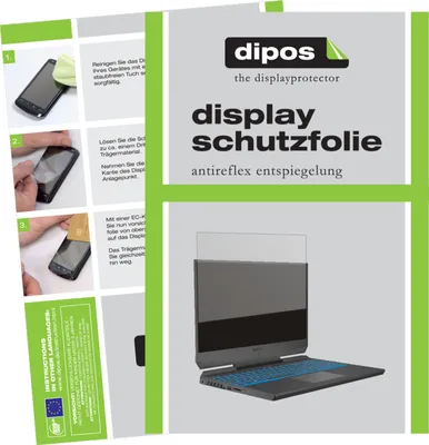 Produktbild von 1x Schutzfolie für Medion Erazer Deputy P10 matt Displayschutzfolie Folie Display Schutz dipos